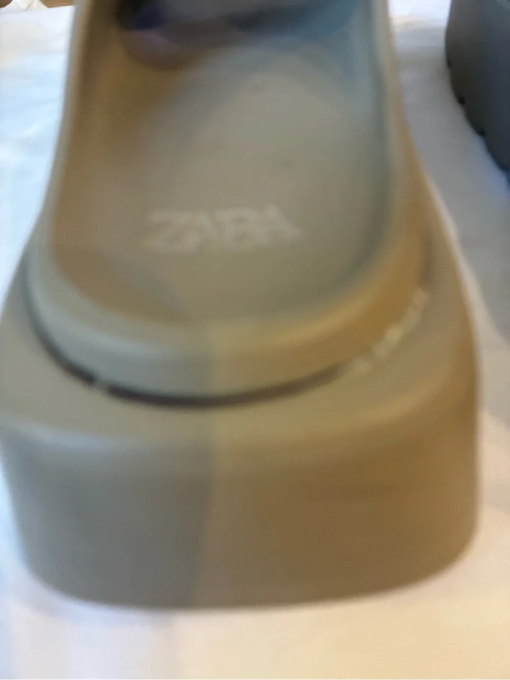 Platform Slides Sandals in Taupe Minimalist Comfort these run Narrow for 40 REG